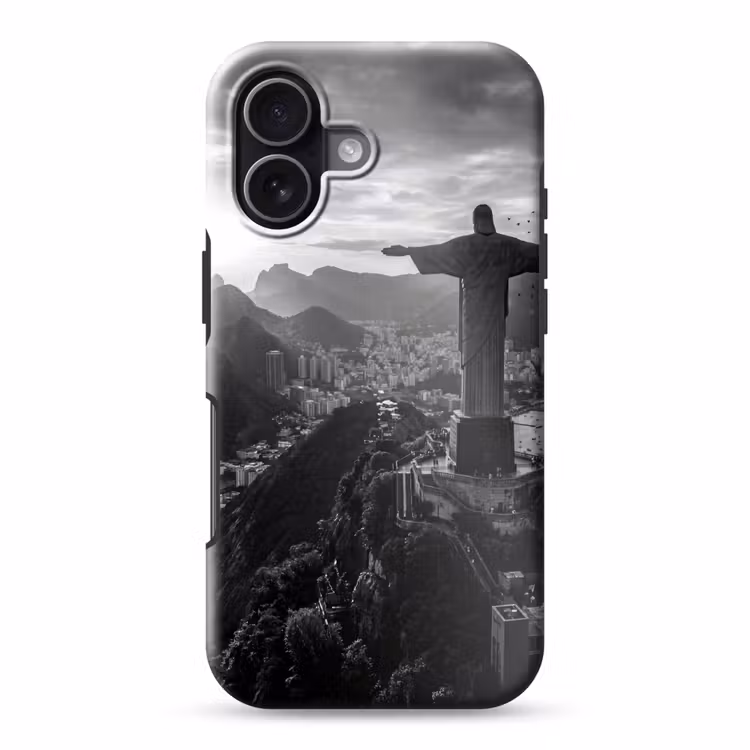 Monument - Stadsgezicht - Landschap - Zwart-wit Toughcase MagSafe Apple iPhone 17 klein -3d