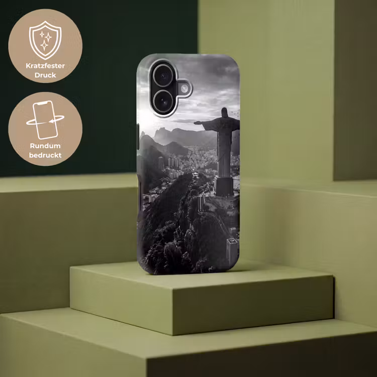 Monument - Stadsgezicht - Landschap - Zwart-wit Toughcase MagSafe Apple iPhone 17 klein -USP_PrintM_DE