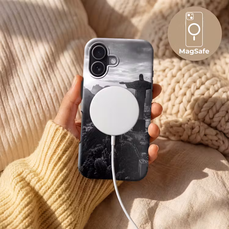 Monument - Stadsgezicht - Landschap - Zwart-wit Toughcase MagSafe Apple iPhone 17 klein -USP_MagsafeV