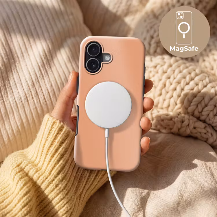 Desert - Coral - Koraal Toughcase MagSafe Apple iPhone 17 klein 1017 -USP_MagsafeV