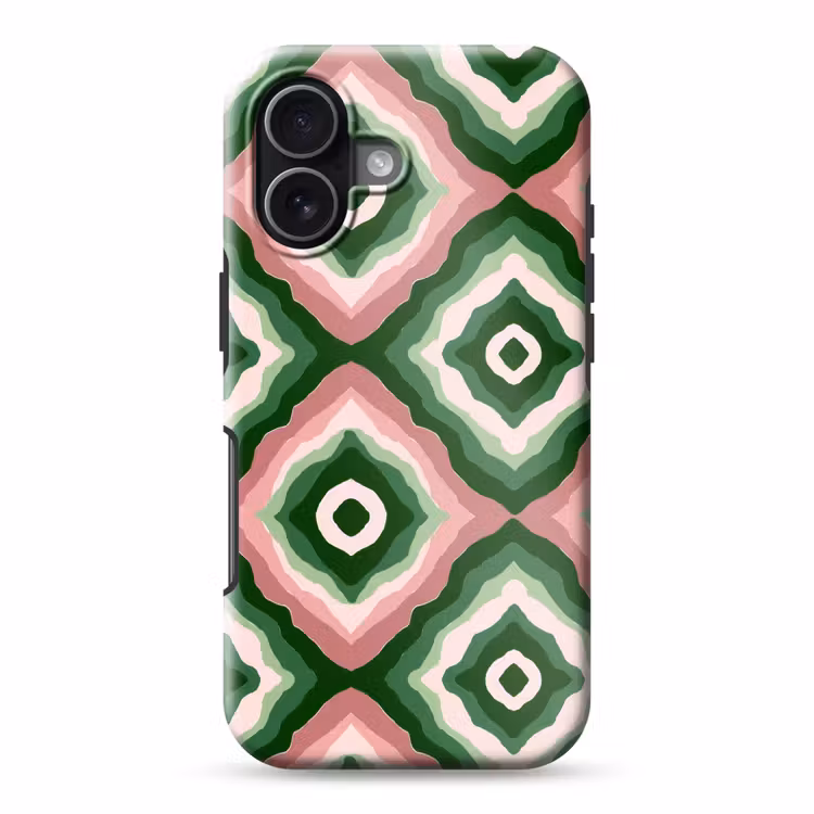 Ontwerp - Organisch - Kleurrijk Toughcase MagSafe Apple iPhone 17 klein 1017 -3d