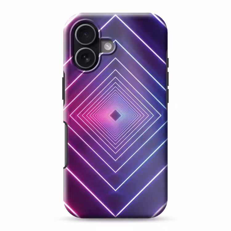 Driedimensionaal - Tunnel - Ruimte Toughcase MagSafe Apple iPhone 17 klein -3d