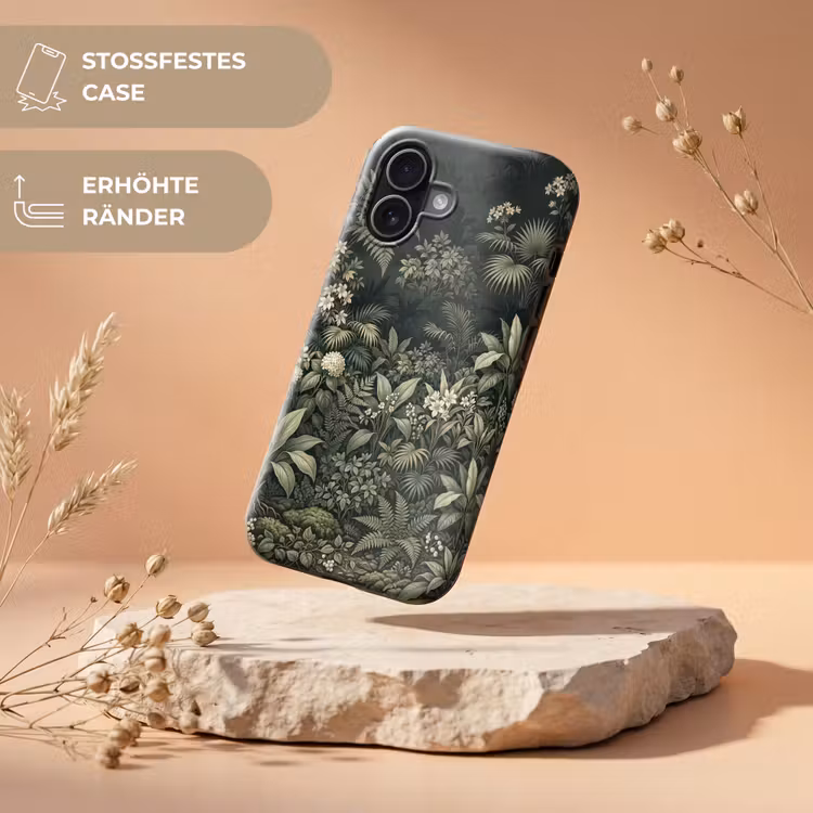 Jungle - Bladeren - Botanisch - Groen Toughcase MagSafe Apple iPhone 17 klein -USP_RandenV_DE