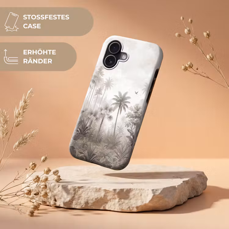 Jungle - Palmbomen - Natuur Toughcase MagSafe Apple iPhone 17 klein -USP_RandenV_DE