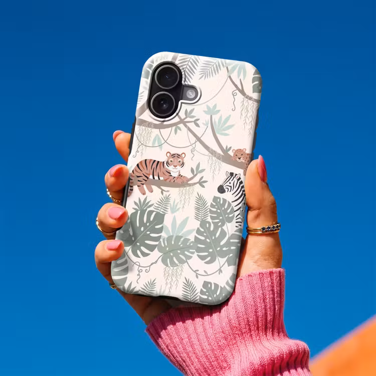 Jungle - Rustiek - Pastel Toughcase MagSafe Apple iPhone 17 klein -Sfeer1V