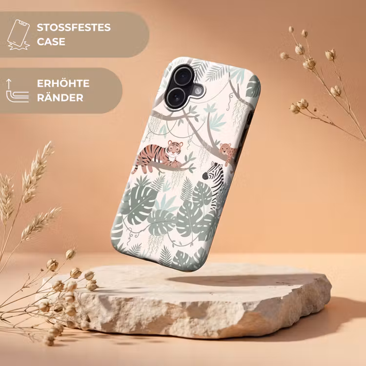 Jungle - Rustiek - Pastel Toughcase MagSafe Apple iPhone 17 klein -USP_RandenV_DE