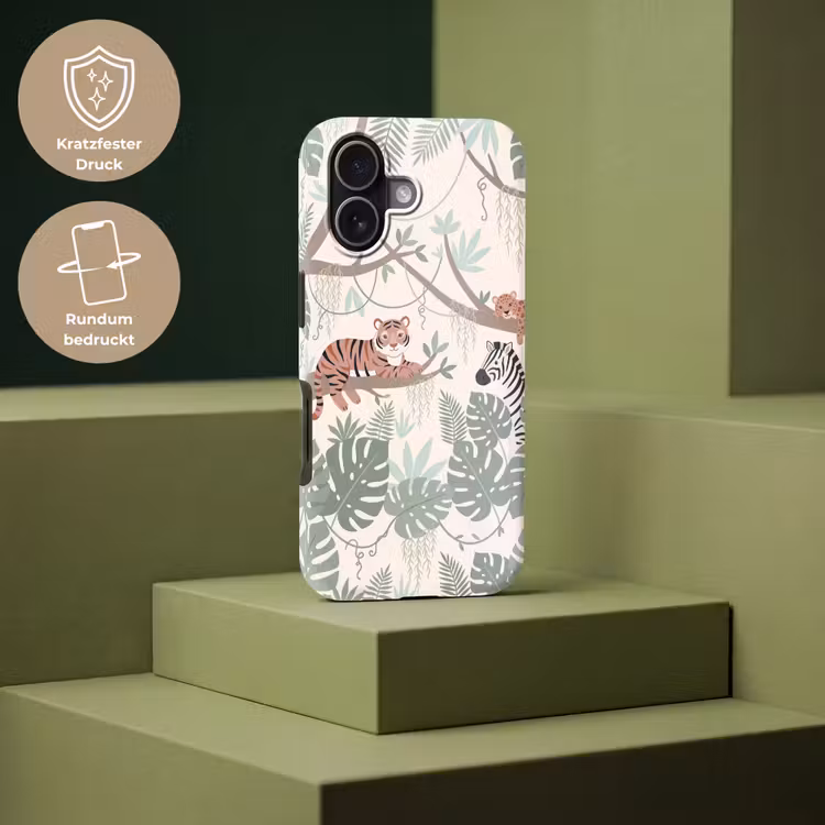Jungle - Rustiek - Pastel Toughcase MagSafe Apple iPhone 17 klein -USP_PrintM_DE