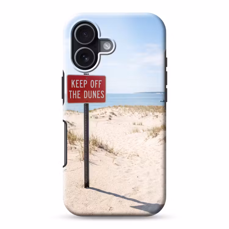Duin - Bord - Kust - Landschap - Rood Toughcase MagSafe Apple iPhone 17 klein -3d