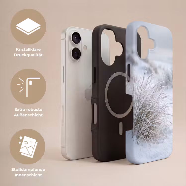 Duinen - Sneeuw - Strand - Winter - Serene Toughcase MagSafe Apple iPhone 17 klein -USP_Lagen_DE