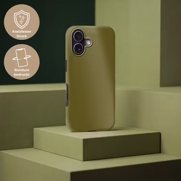 Dark - Olive - Groen Toughcase MagSafe Apple iPhone 17 klein 1017 -USP_PrintM_DE
