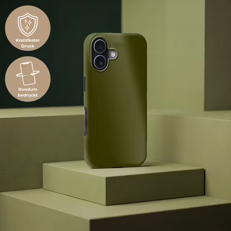 Dark - Olive - Groen Toughcase MagSafe Apple iPhone 17 klein 1017 -USP_PrintM_DE