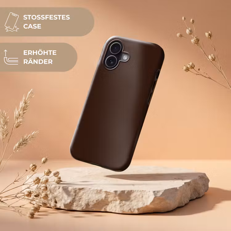 Dark - Chocolate - Bruin Toughcase MagSafe Apple iPhone 17 klein 1017 -USP_RandenV_DE