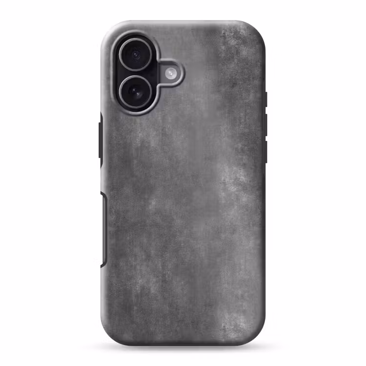 Donkergrijs - Ruw - Beton Toughcase MagSafe Apple iPhone 17 klein 1017 -3d