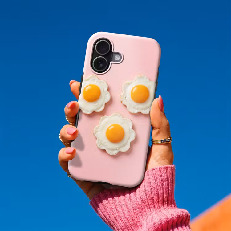 Eieren - Bloem - Roze Toughcase MagSafe Apple iPhone 17 klein -Sfeer1V
