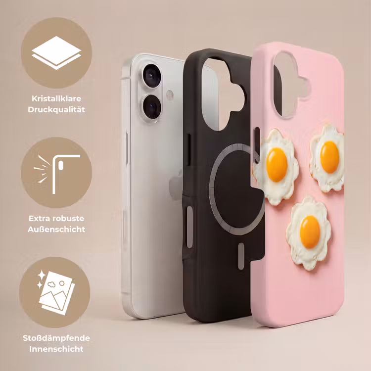 Eieren - Bloem - Roze Toughcase MagSafe Apple iPhone 17 klein -USP_Lagen_DE