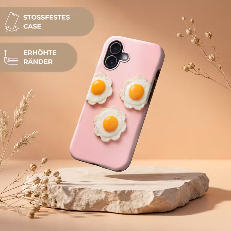 Eieren - Bloem - Roze Toughcase MagSafe Apple iPhone 17 klein -USP_RandenV_DE