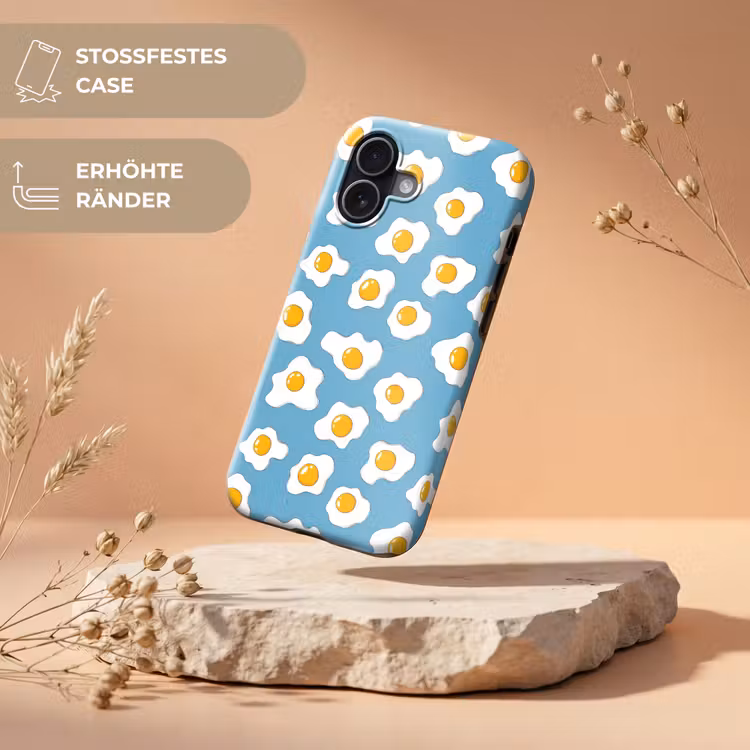 Eieren - Dooiers - Blauw Toughcase MagSafe Apple iPhone 17 klein 1017 -USP_RandenV_DE