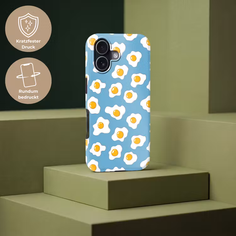 Eieren - Dooiers - Blauw Toughcase MagSafe Apple iPhone 17 klein 1017 -USP_PrintM_DE
