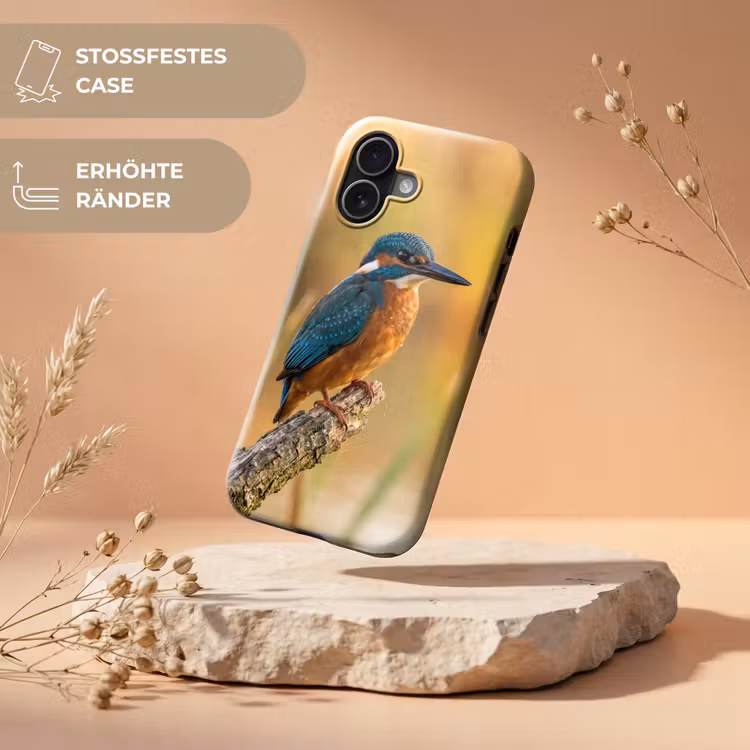 IJsvogel - Tak - Water - Kleurrijk - Levendig Toughcase MagSafe Apple iPhone 17 klein -USP_RandenV_DE