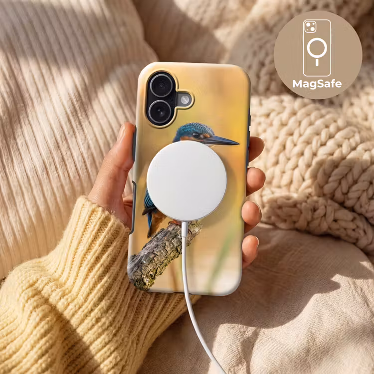 IJsvogel - Tak - Water - Kleurrijk - Levendig Toughcase MagSafe Apple iPhone 17 klein -USP_MagsafeV