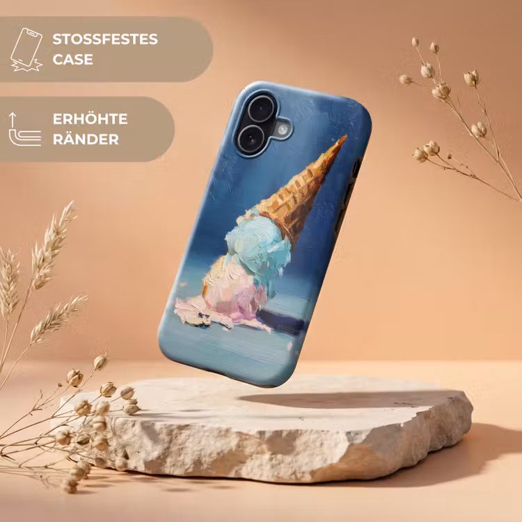 Ijshoorn - Bolletjes - Smelt - Roze Toughcase MagSafe Apple iPhone 17 klein -USP_RandenV_DE