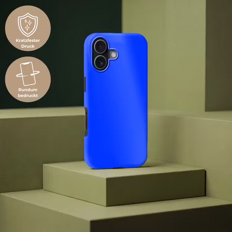 Electric - Blue - Blauw Toughcase MagSafe Apple iPhone 17 klein 1017 -USP_PrintM_DE