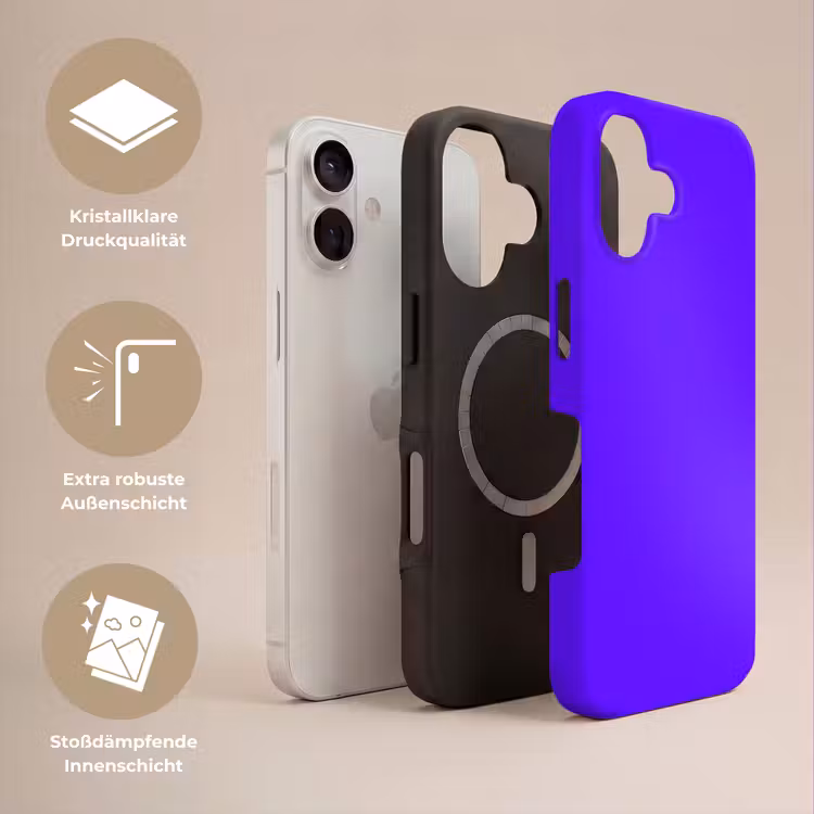 Electric - Indigo - Paars Toughcase MagSafe Apple iPhone 17 klein 1017 -USP_Lagen_DE