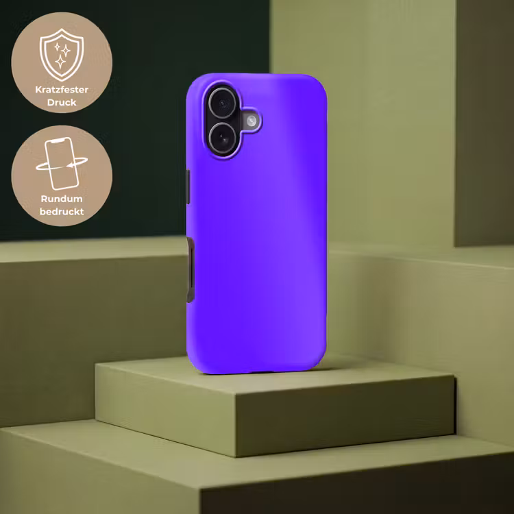 Electric - Indigo - Paars Toughcase MagSafe Apple iPhone 17 klein 1017 -USP_PrintM_DE