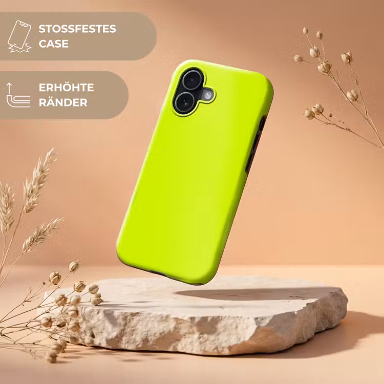 Electric - Lemon - Geel Toughcase MagSafe Apple iPhone 17 klein 1017 -USP_RandenV_DE