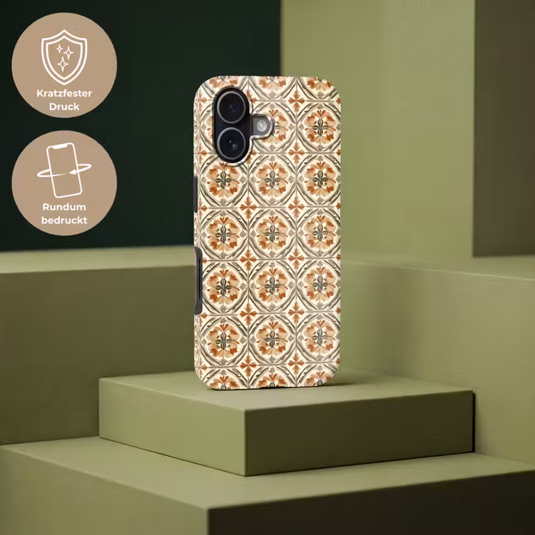 Elegant - Antiek - Kleurrijk Toughcase MagSafe Apple iPhone 17 klein 1017 -USP_PrintM_DE