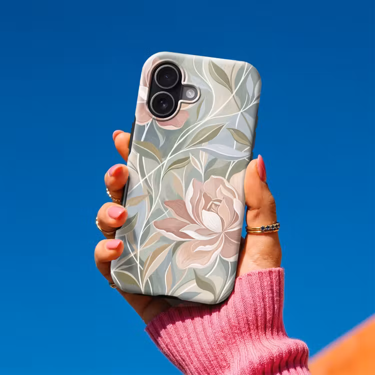 Elegant - Romantiek - Roze Toughcase MagSafe Apple iPhone 17 klein -Sfeer1V