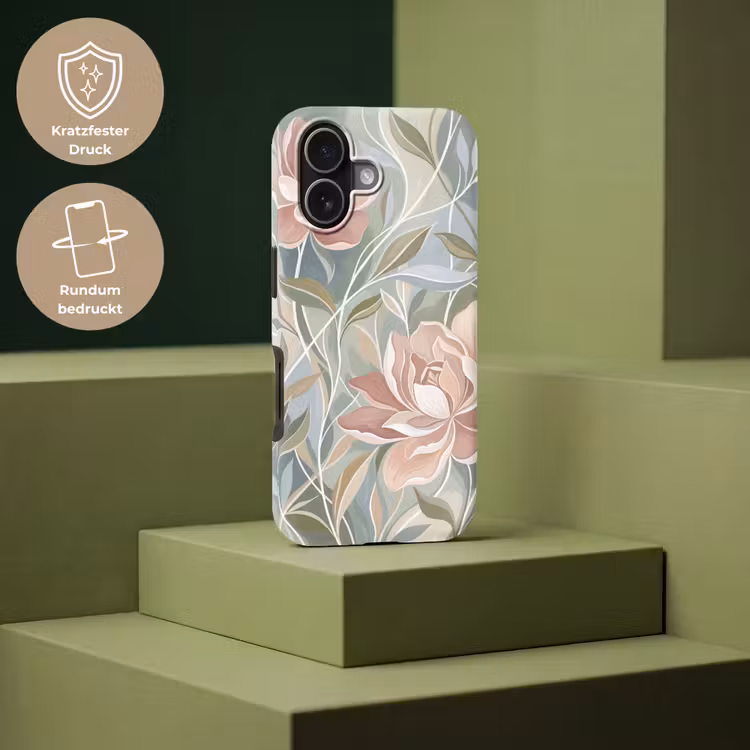Elegant - Romantiek - Roze Toughcase MagSafe Apple iPhone 17 klein -USP_PrintM_DE