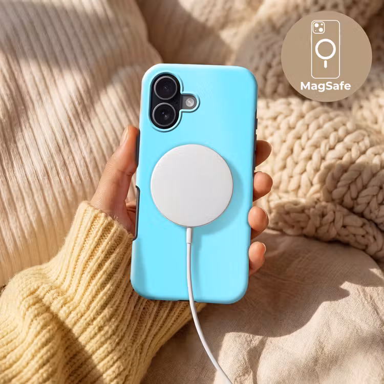 Electric - Cyan - Blauw Toughcase MagSafe Apple iPhone 17 klein 1017 -USP_MagsafeV
