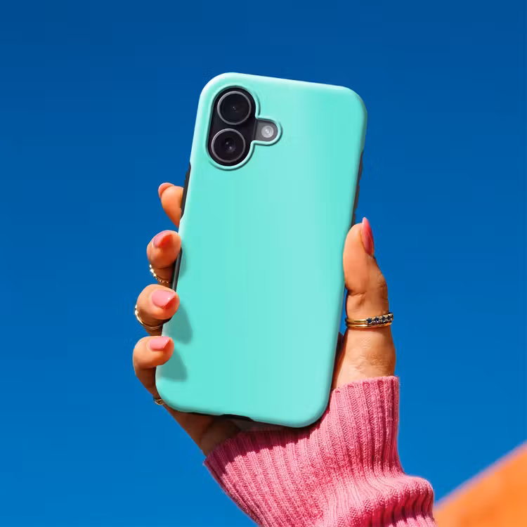 Electric - Cyan - Turkoois Toughcase MagSafe Apple iPhone 17 klein 1017 -Sfeer1V