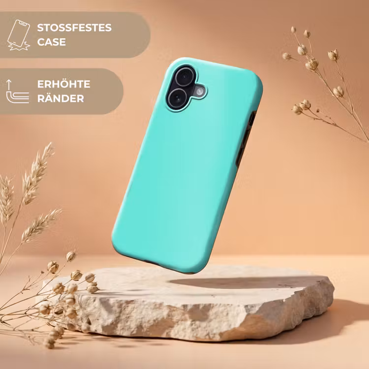 Electric - Cyan - Turkoois Toughcase MagSafe Apple iPhone 17 klein 1017 -USP_RandenV_DE