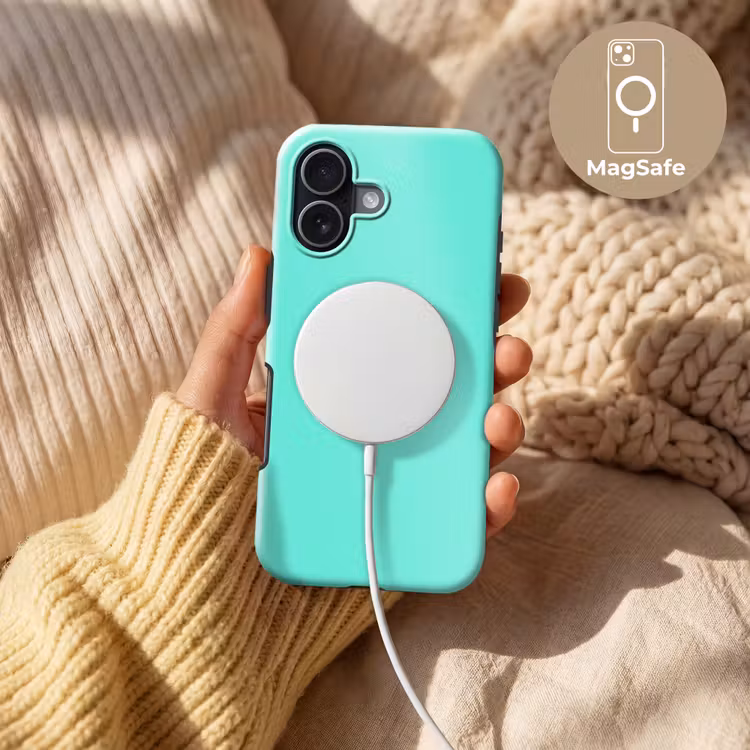 Electric - Cyan - Turkoois Toughcase MagSafe Apple iPhone 17 klein 1017 -USP_MagsafeV