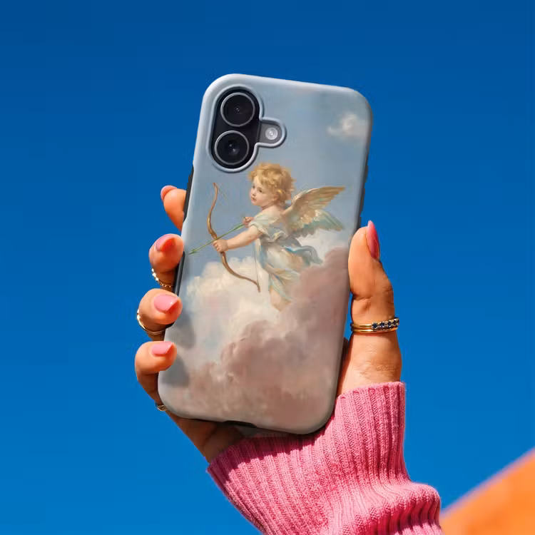 Engel - Pijl en boog - Mythologie - Klassiek Toughcase MagSafe Apple iPhone 17 klein -Sfeer1V