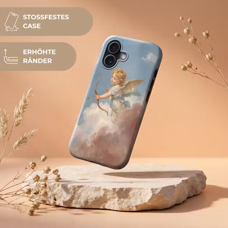 Engel - Pijl en boog - Mythologie - Klassiek Toughcase MagSafe Apple iPhone 17 klein -USP_RandenV_DE