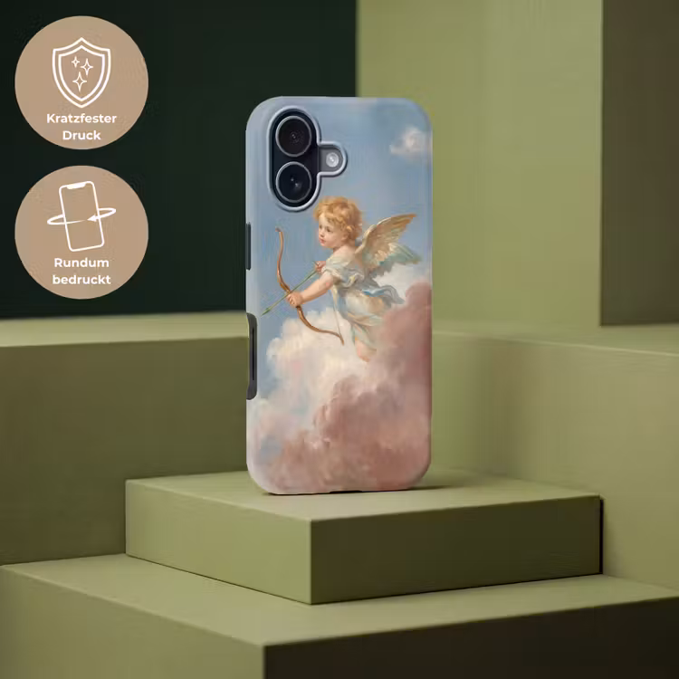 Engel - Pijl en boog - Mythologie - Klassiek Toughcase MagSafe Apple iPhone 17 klein -USP_PrintM_DE
