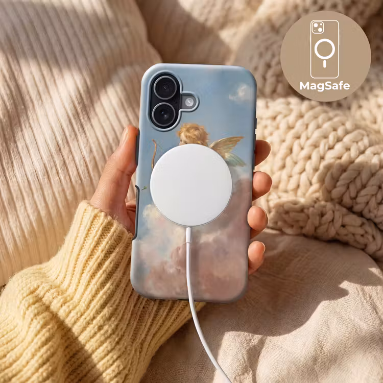 Engel - Pijl en boog - Mythologie - Klassiek Toughcase MagSafe Apple iPhone 17 klein -USP_MagsafeV