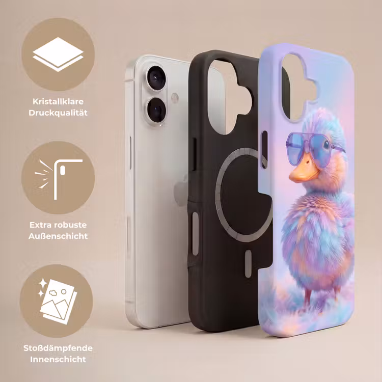 Eend - bril - Pastel Toughcase MagSafe Apple iPhone 17 klein -USP_Lagen_DE
