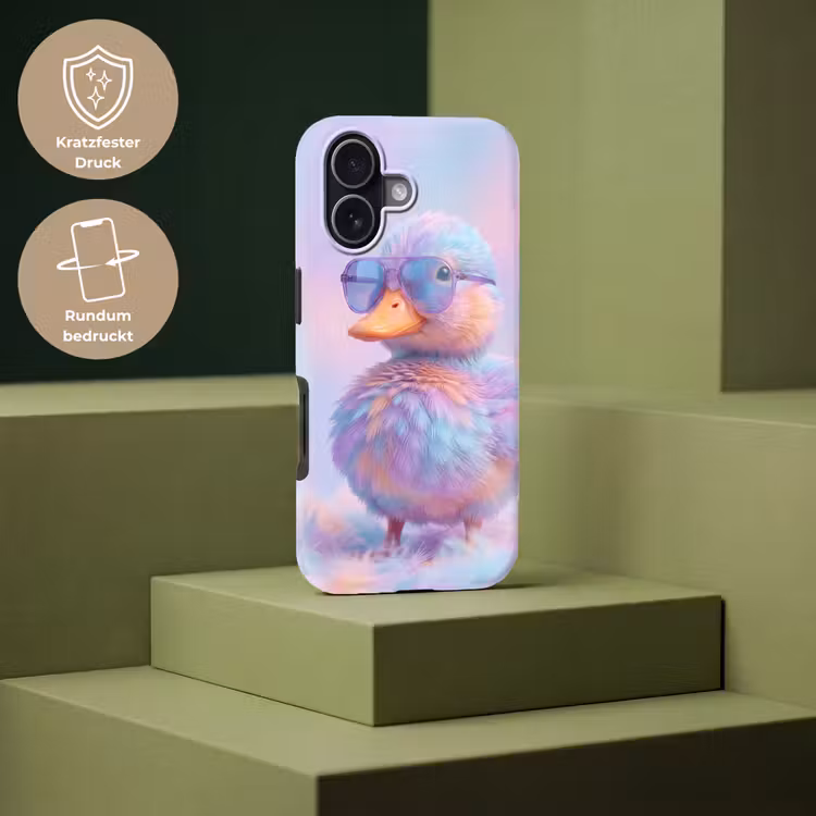 Eend - bril - Pastel Toughcase MagSafe Apple iPhone 17 klein -USP_PrintM_DE