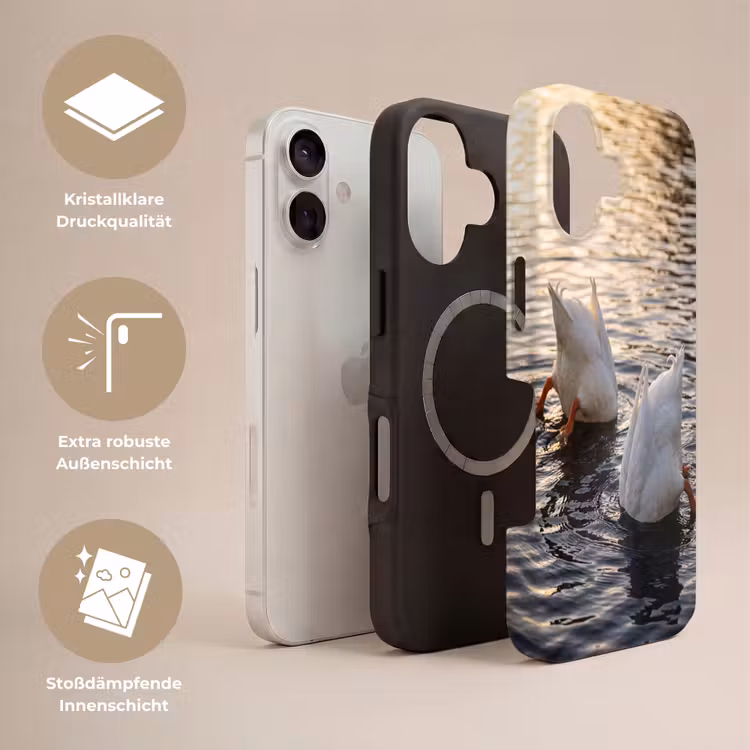 Eenden - Water - Natuur Toughcase MagSafe Apple iPhone 17 klein -USP_Lagen_DE