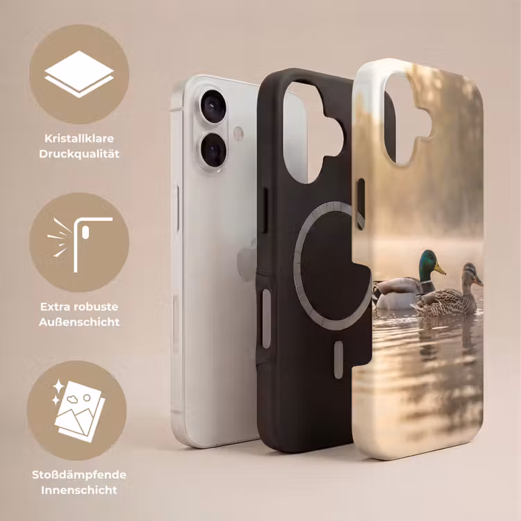 Eenden - Water - Mist - Natuur Toughcase MagSafe Apple iPhone 17 klein -USP_Lagen_DE
