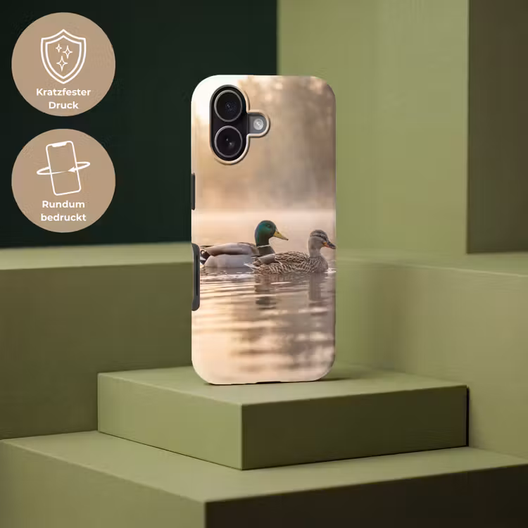 Eenden - Water - Mist - Natuur Toughcase MagSafe Apple iPhone 17 klein -USP_PrintM_DE
