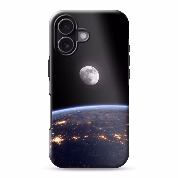 Handyhülle Toughcase - Erde – Nacht – Weltraum - Aarde - Nacht - Ruimte Toughcase MagSafe Apple iPhone 17 klein