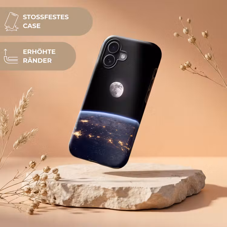 Handyhülle Toughcase - Erde – Nacht – Weltraum - Aarde - Nacht - Ruimte Toughcase MagSafe Apple iPhone 17 klein