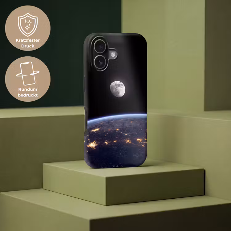 Handyhülle Toughcase - Erde – Nacht – Weltraum - Aarde - Nacht - Ruimte Toughcase MagSafe Apple iPhone 17 klein
