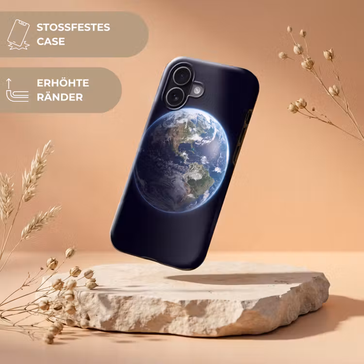 Handyhülle Toughcase - Erde – Weltraum – Kosmos - Aarde - Ruimte - Kosmos Toughcase MagSafe Apple iPhone 17 klein