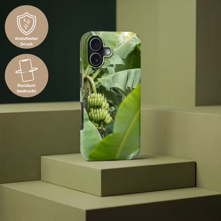 Eten - Bananen - Plantage - Groen Toughcase MagSafe Apple iPhone 17 klein -USP_PrintM_DE
